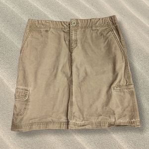 Eddie Bauer Low Rise Cargo Skirt sz 8